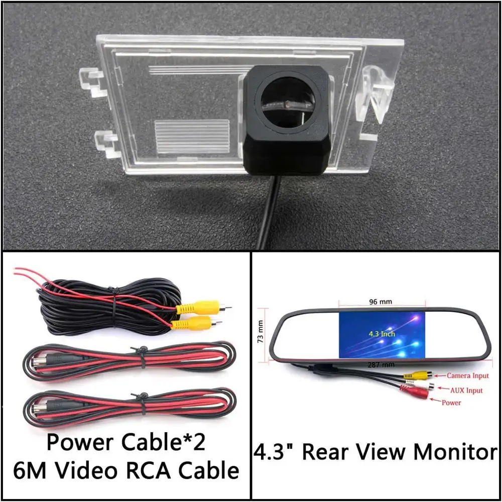Cam N 4.3 Mirror Full HD камера заднего вида для Jeep Grand Cherokee WK WK2 Liberty Компас Патриот Автостоянка ЖК-зеркало монитор камера заднего вида - Название цвета: Cam N 4.3 Mirror