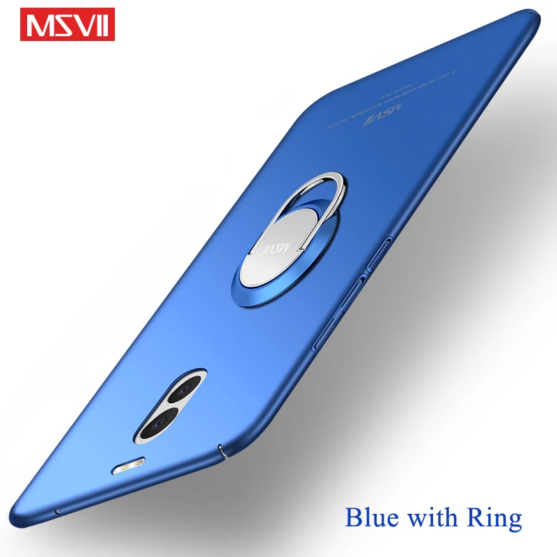 Для Meizu M6 M5 M3 Note чехол MSVII кольцо на палец Матовый Жесткий чехол для Meizu M5 M3s Mini держатель задняя крышка для Meizu M6 чехол