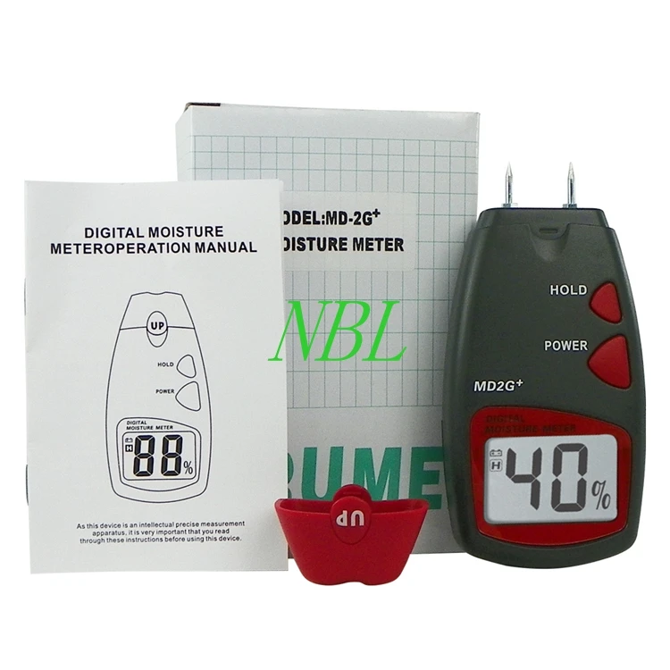Цифровой ЖК измеритель влажности 2 контактный миниатюрный умный тестер