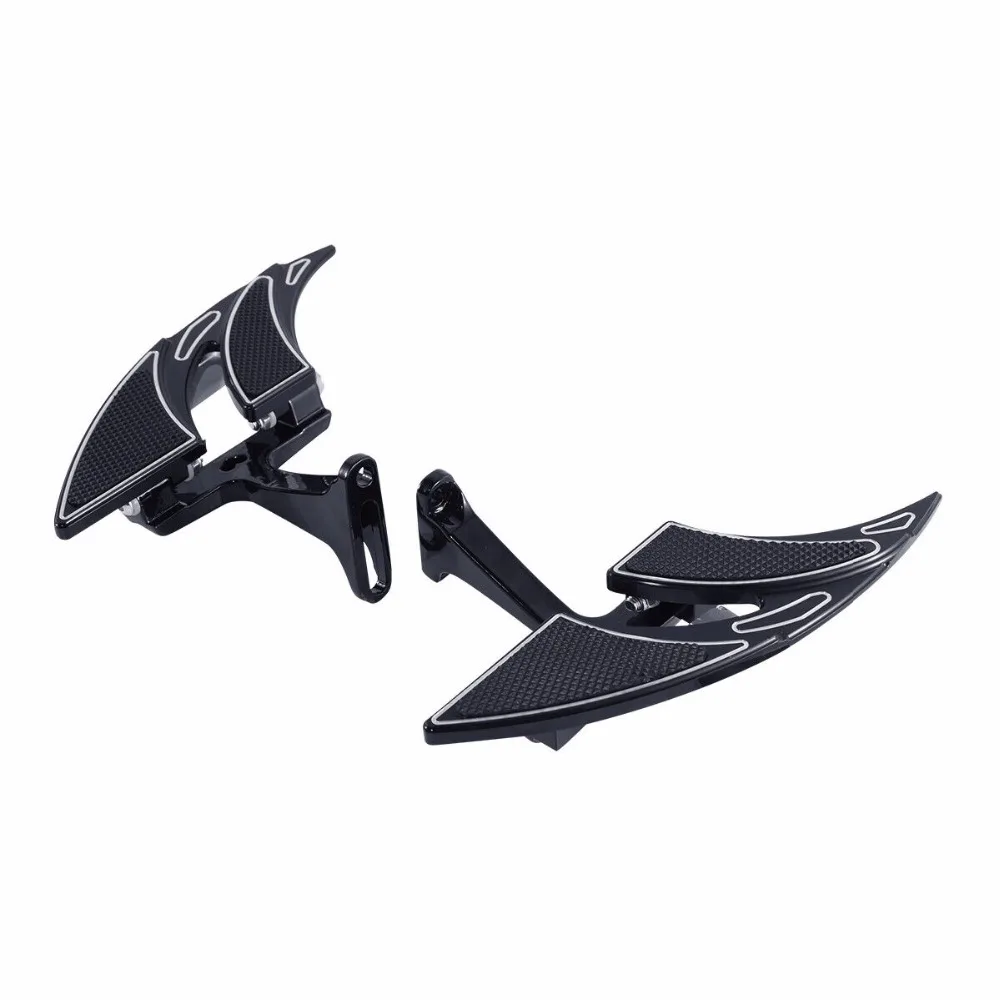 Задняя подножка мотоцикла опоры для ног кронштейн комплект Harley Touring Road King Electra Glide
