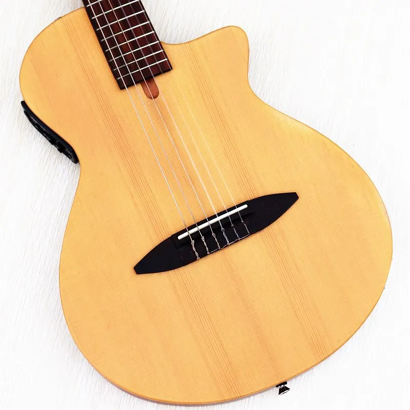 CLASSIC MODEL Хорошее качество тонкий корпус cutway для классической электрогитары Бесшумная Классическая гитара - Цвет: CLASSIC MODEL