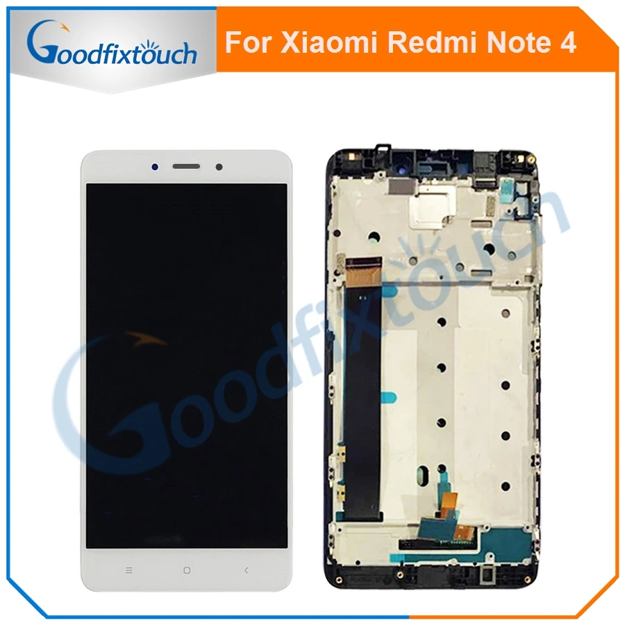 ЖК-дисплей с сенсорным экраном и дигитайзером в сборе рамкой для Xiaomi Redmi Note 4 Note4 NT4