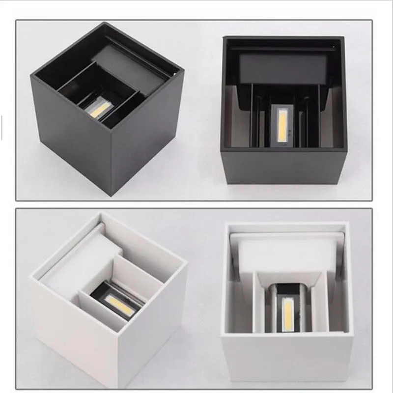 Регулируемая наружная настенная Светодиодная лампа с регулируемой яркостью 8