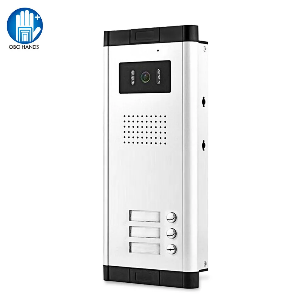 

Color Video Doorbell Door Phone Intercom System 700TVL IR Night Vision Camera Door Bell for 2 Monitors 3/4/6 Apartments Home