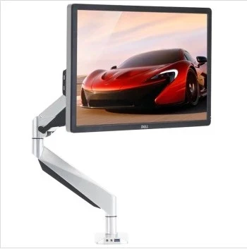 Loctek D7A алюминиевая газовая пружина полное движение настольный монитор держатель ЖК-Компьютер Крепление Arm загрузка 2-9kgs с аудио и USB портом