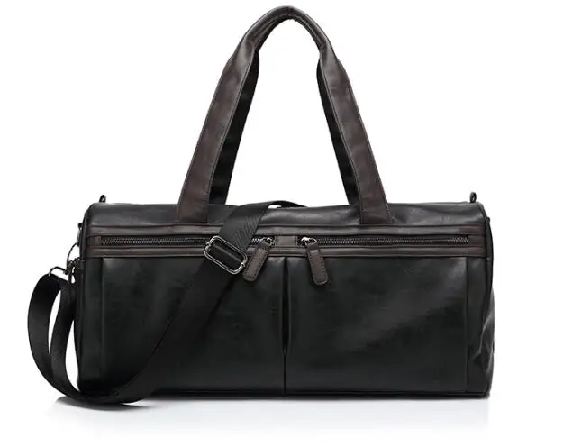 Роскошные кожаные деловые дорожные сумки для мужчин винтажные сумки-ведро