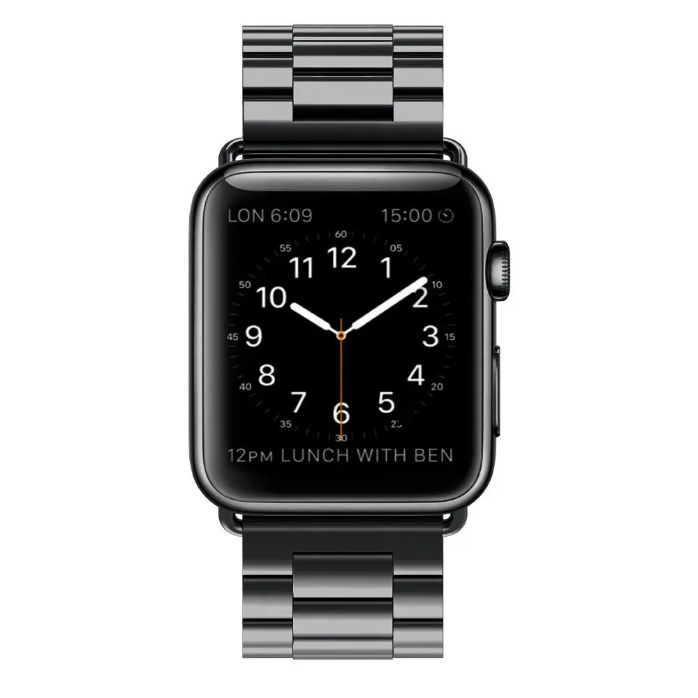 Ремешок для спортивных часов для Apple Watch Band 38 мм 42 мм 40 мм 44 ремешок для часов, мм браслет для iwatch 4 3 2 1 браслет из нержавеющей стали