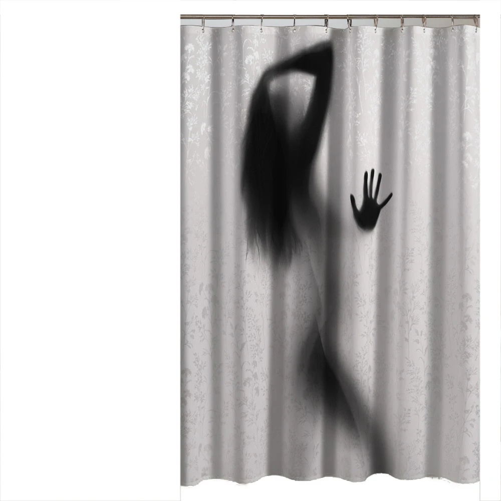 Сексуальная белая полиэфирная занавеска для душа s креативная Женская