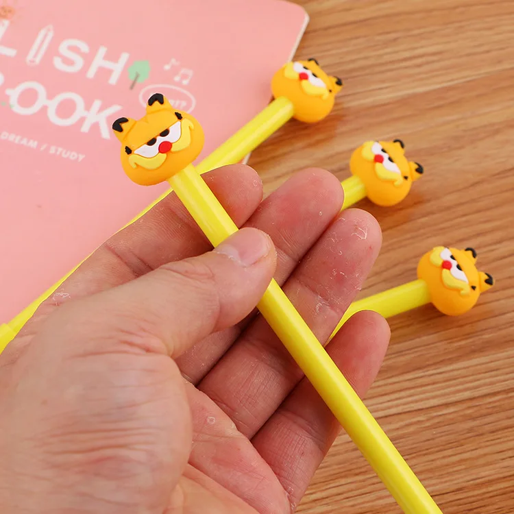 4 шт. Kawaii творческий мультфильм Гарфилд гелевая ручка канцелярских студент