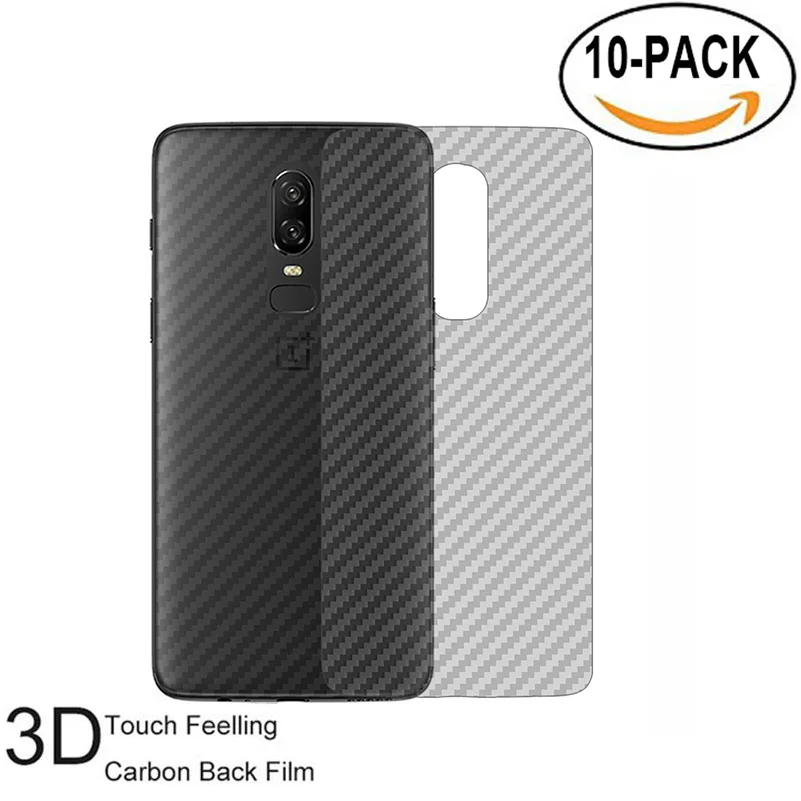 Защита для экрана Oneplus 6 матовая 3D наклейка из углеродного волокна задняя пленка 5T