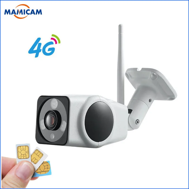 3g 4G камера Sim карта 2MP 1080P HD уличная беспроводная Wifi IP камера безопасности Пуля Водонепроницаемая камера видеонаблюдения CCTV