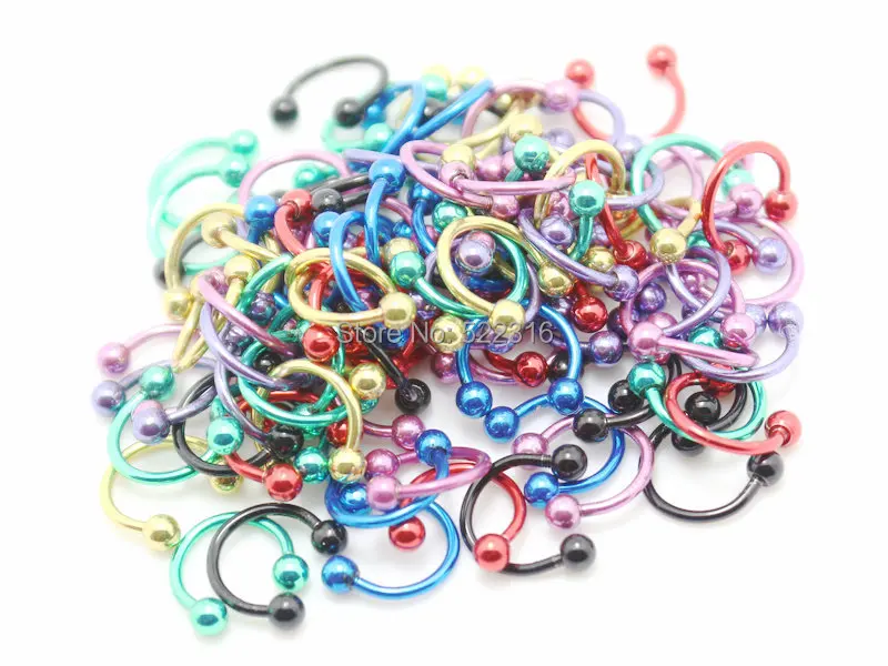 Кольцо с шариком для пирсинга тела из нержавеющей стали | Украшения и аксессуары