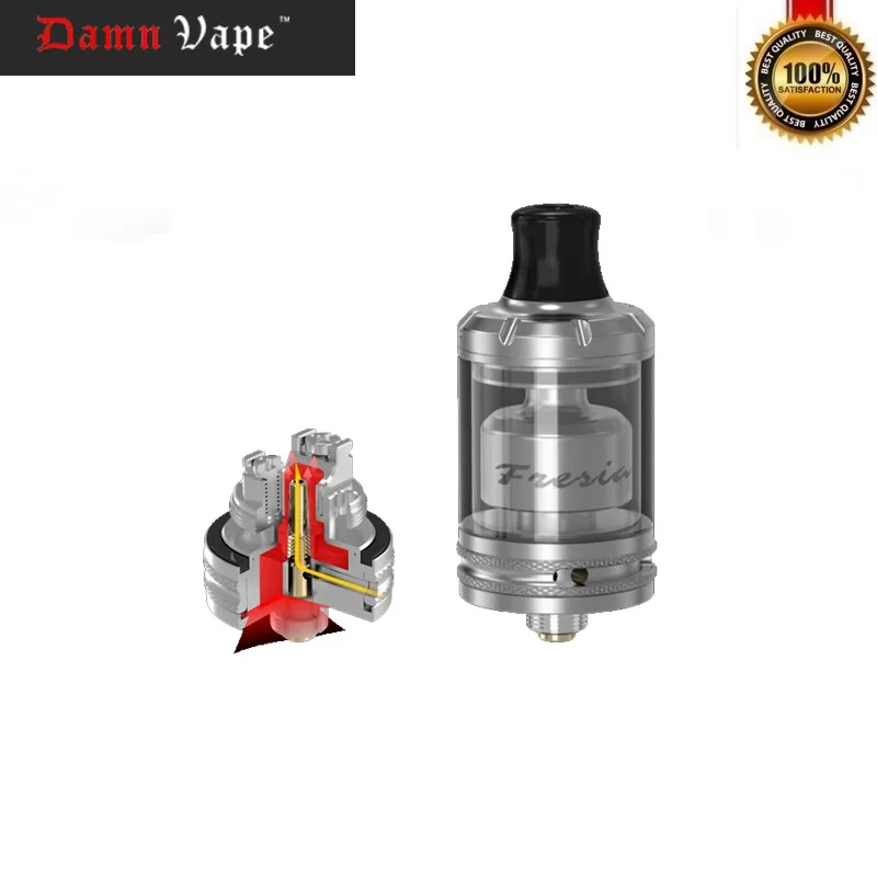 Оригинальный испаритель DamnVape freasia MTL RTA AFC бак для вейпа 22 мм атомайзер 2 мл 3 5 одна