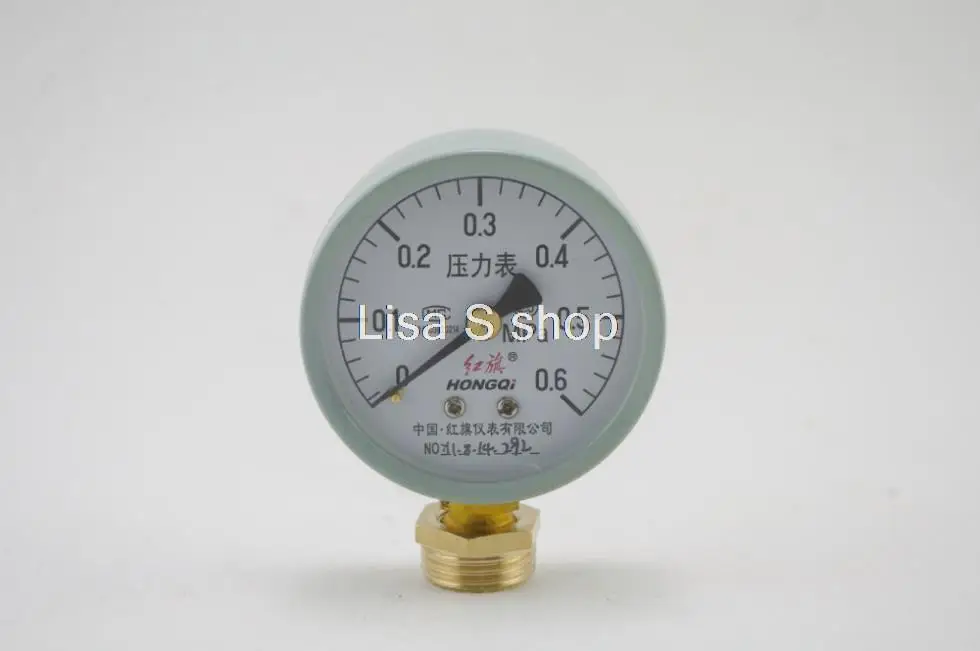 Гидравлический манометр M14 * 1 5 0 6/1 МПа с адаптером BSPP 1/2 &quotдля водяного масла |