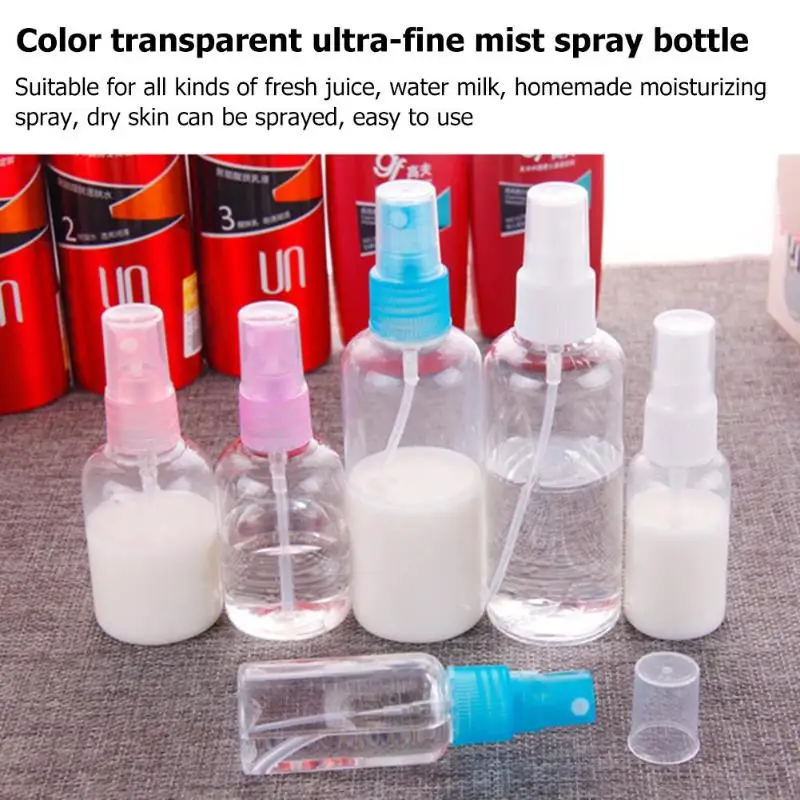 1 шт. 30/50/100ml прозрачный многоразовая бутылка Портативный лосьон для путешествий, бутылкы парфюмерного спрея в бутылке насосе пустые бутылки контейнера