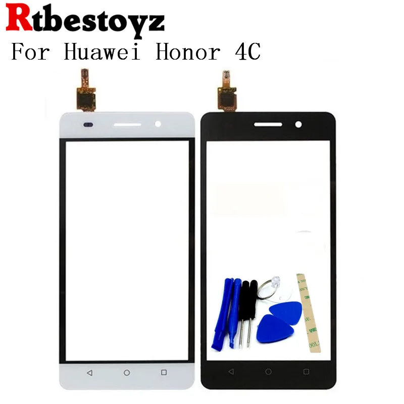 Rtbestoyz 5.0 ''для Huawei Honor 4C черный белый цвет Сенсорный экран планшета Сенсор