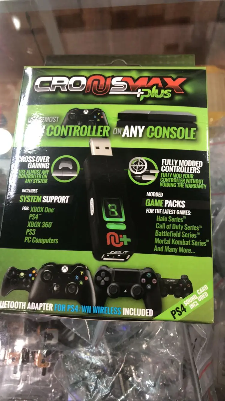 Новый оригинальный игровой адаптер CronusMax Plus конвертер для PS4 Playstation4 PS3 Xbox One