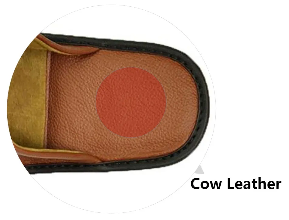 Genuine Cow Leather slippers couple indoor non-slip men and women home fashion casual single shoes PVC soft soles spring autumn