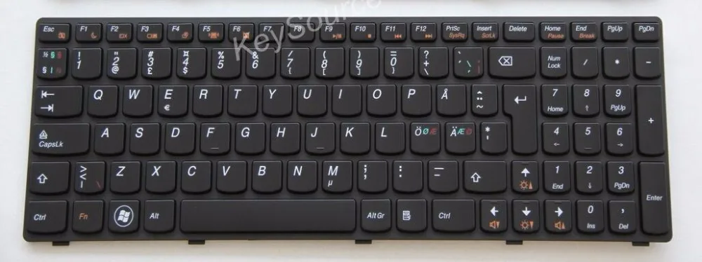 Клавиатура для Lenovo IdeaPad Z570 Z575 V570 V585 V580C