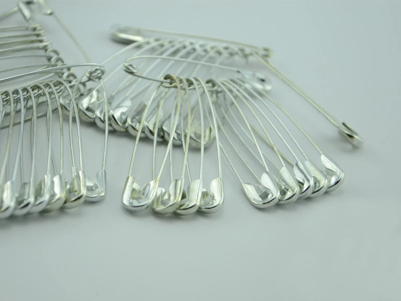 200pcs 27mm Plated Silver/gold Safety Pins Needles Hijab Pin For Hair/wedding/head/bridal Diy Accessories Large Findings | Украшения и