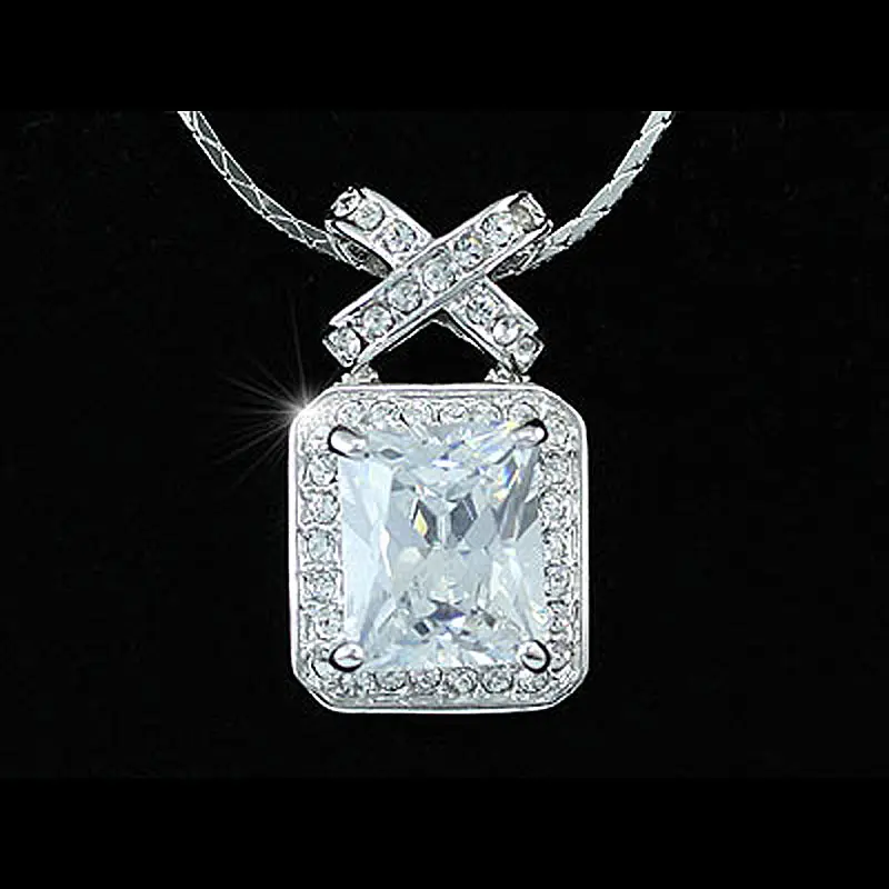 Ожерелье с подвеской в виде павлина и звезды камнями 4 карата CSN008|crystal necklace|pendant