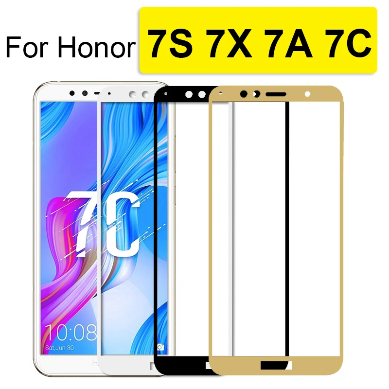 Защитное стекло для Honor 7C Huawei 7 s 7a 7c Pro S X A C закаленное Защита экрана на 7x Honor7c Honor7a
