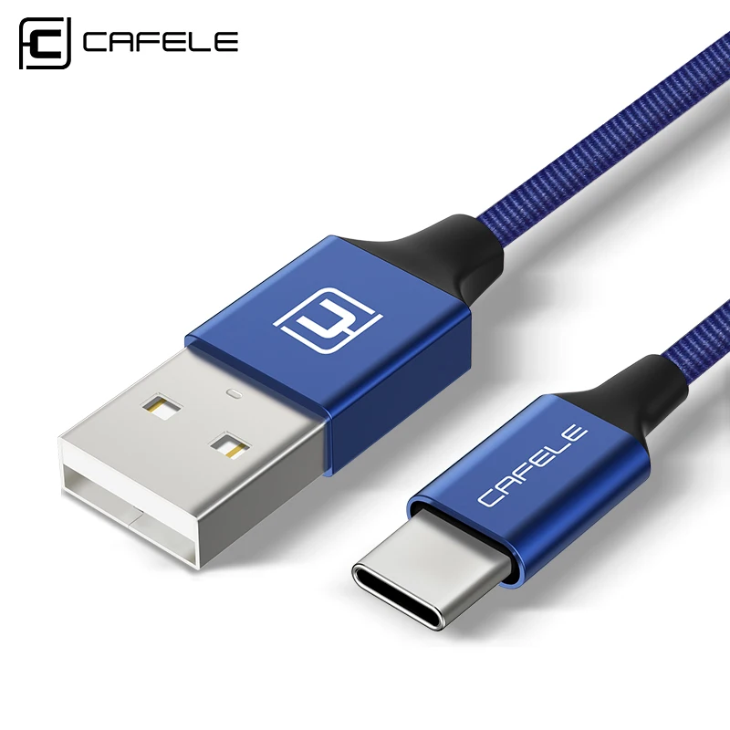 Cafele usb type-C кабель для зарядки мобильного телефона для samsung S10 S9 Plus Xiaomi Mi 9 8 huawei Oneplus USB C type-C кабели