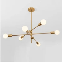 creative art chandelier nordic minimalist living room dining room cafe bar chandelier magic bean light