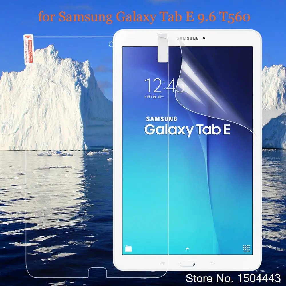 2 шт./лот Защитная пленка для Samsung Galaxy Tab E 9 6 дюймов T560 T561|galaxy tab film|samsung filmfilm screen protector