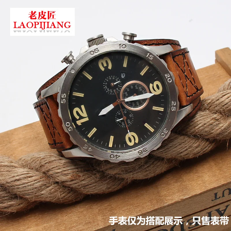 Новые поступления 1:1 Fit fossil FS5088 FS4656 BQ1718 FS4616 4617 JR1401 1437 FTW1163 часы кожаный ремень 22 24 мм с ремешком