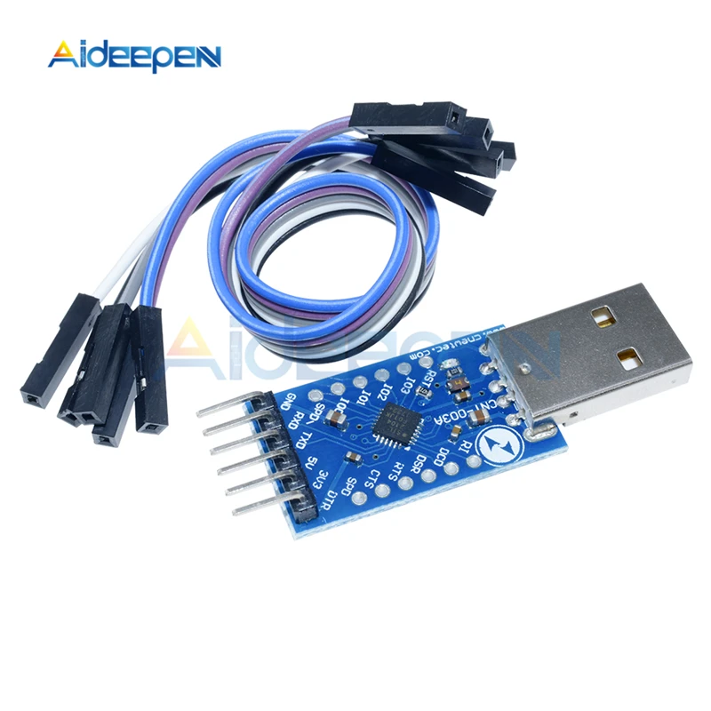 USB 2 0 к TTL UART 6PIN модуль последовательный преобразователь CP2104 STC PRGMR чем CP2102 с 5 Pin