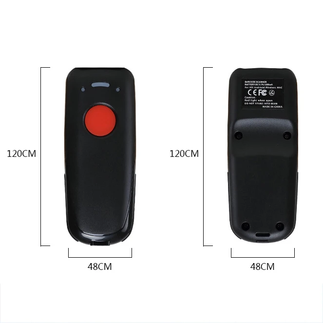 Мобильный беспроводной Bluetooth сканер штрих кода RUGLINE лазерный портативный