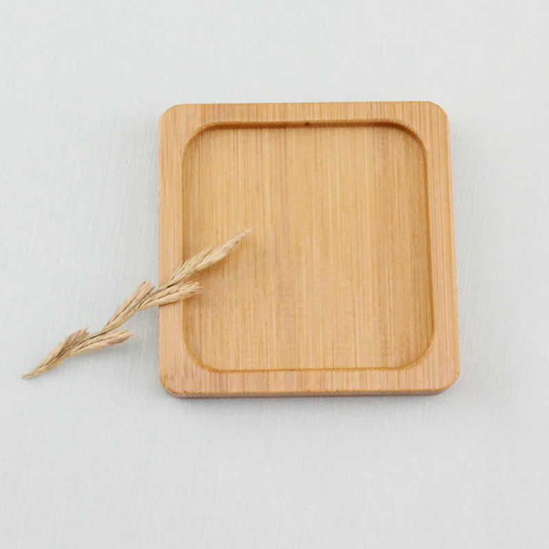 Поднос бамбуковый цветочный горшок бонсай Садоводство дома Квадратные