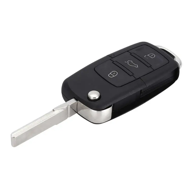Замена ключа входа дистанционного Fob корпус 3 кнопки для VW Polo Гольф Топ с откидным