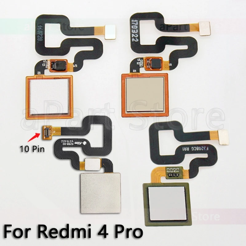 Для Xiaomi Redmi Note 4 4x Global Pro Оригинальная Кнопка возврата домой датчик отпечатков