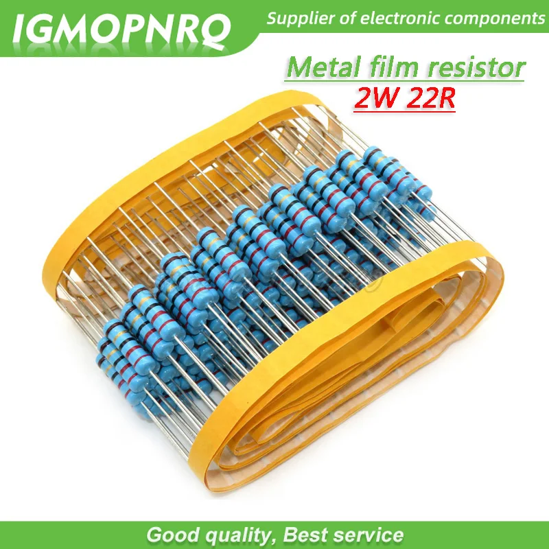 

20pcs 22 ohm 2W 22R Metal film resistor 2W resistance IGMOPNRQ