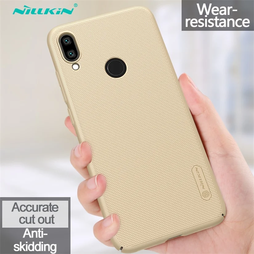Gold Для Xiaomi Redmi Note 7 Чехол Redmi Note 7S чехол NILLKIN матовый щит PC твердый пластиковый чехол на заднюю панель для Xiaomi Redmi Note7 Pro - Цвет: Gold