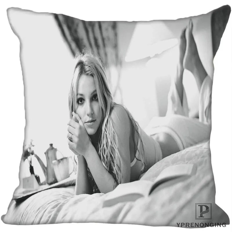 Наволочка на заказ Britney Pretty Girls Спирс квадратная на молнии наволочка 35x35, 40x40,45x45 см(одна сторона) 180522-01-11 - Цвет: Square Pillowcases