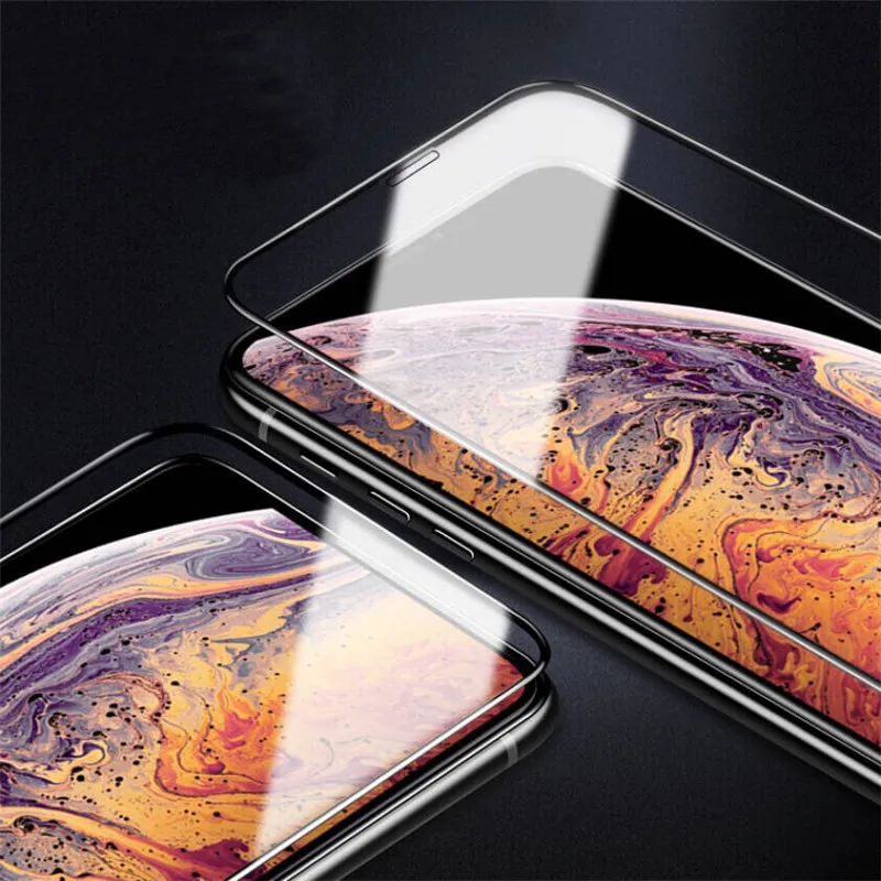 Роскошное 6D стекло для iPhone XR тонкая защита экрана закаленное xr полное покрытие