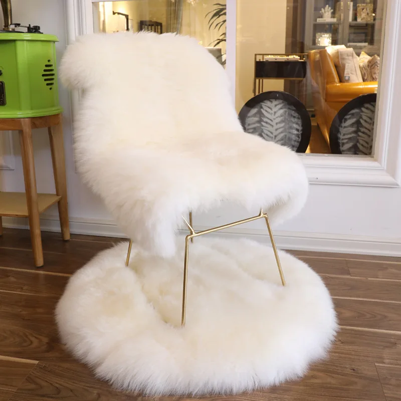 80 см мягкий серый ковер из искусственного меха скандинавский коврик Sala домашний