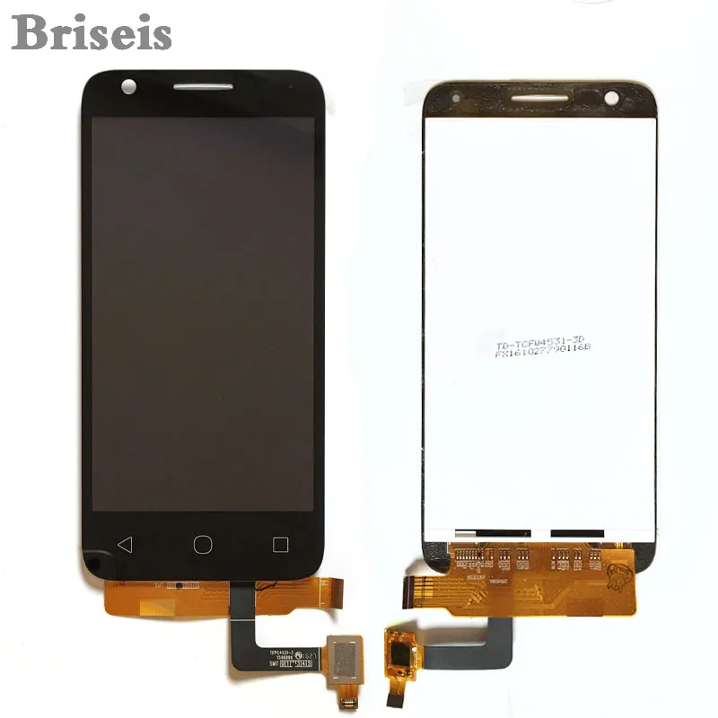 Briseis lcd for Alcatel One Touch Pixi 3 4 5 4027D 4027X OT4027 4027 OT5017 OT5017E OT5017D ЖК дисплей Дисплей с модуль