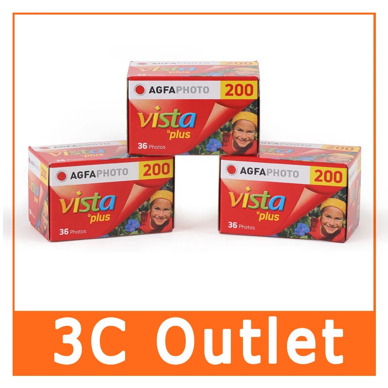 Оптовая продажа AGFA Vista Plus 200 36exp 135 цветная пленка | Электроника