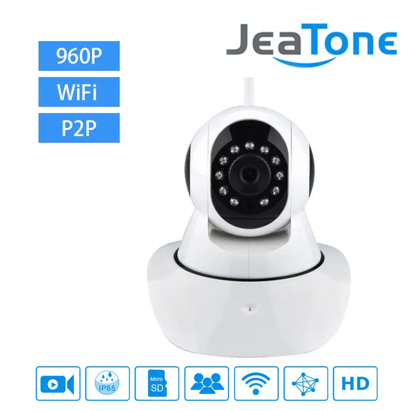 Jeatone 1.3mp HD Беспроводной 960 P IP Камера Мониторинг Поддержка IOS/Android/Оконные рамы Wi Fi