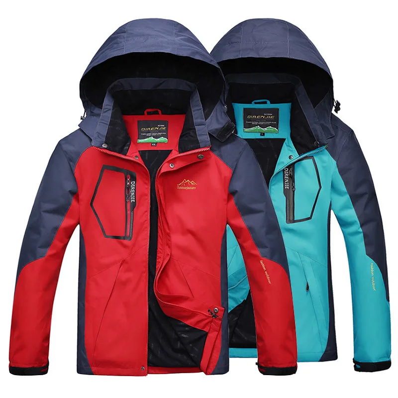 Мужская и женская куртка для активного отдыха водонепроницаемая ветрозащитная