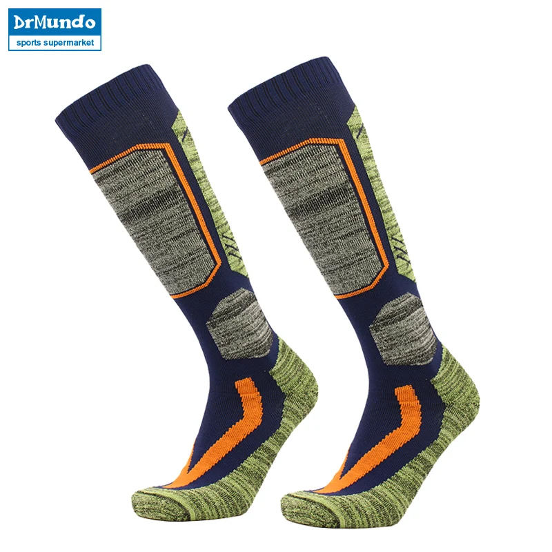 3 пары зимних теплых длинных лыжных носков для мужчин и женщин толстые хлопковые