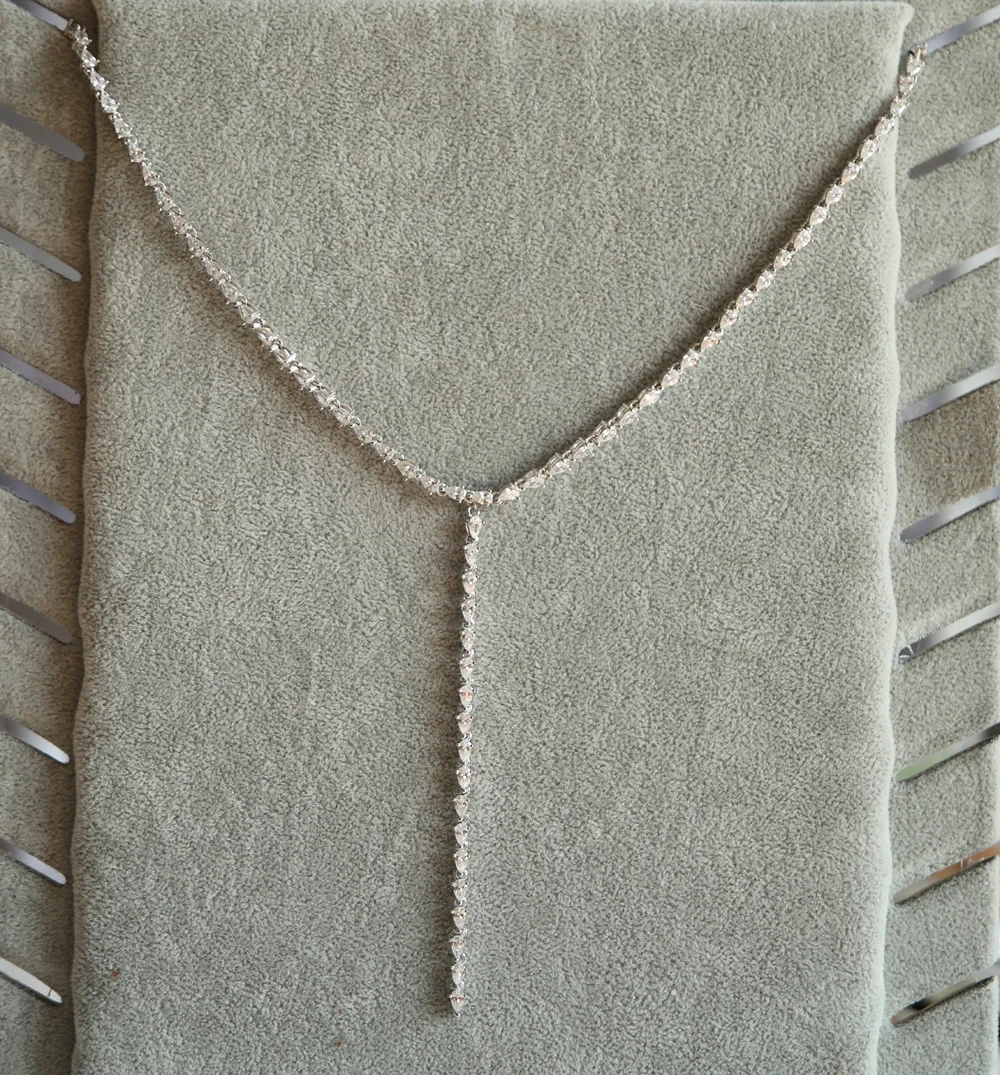 Лидер продаж чокер с фианитом aaa роскошные Чокеры кристаллами и драгоценными