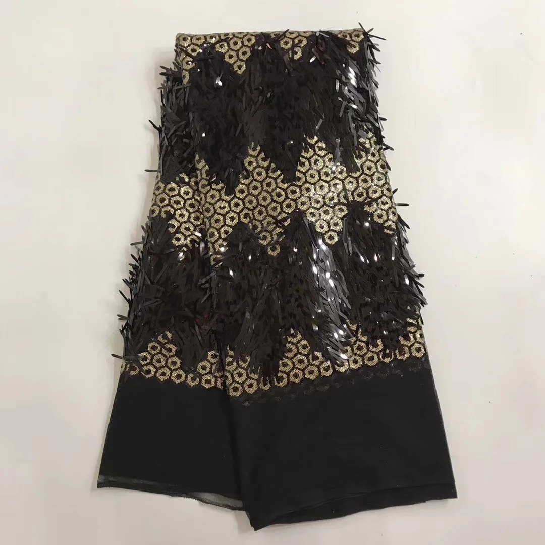 

Нигерийские кружевные ткани Милая сетчатая Французская ткань кружевной ткани 2021 высокое качество блесток ткань с отделкой пайетками для женское платье J20601