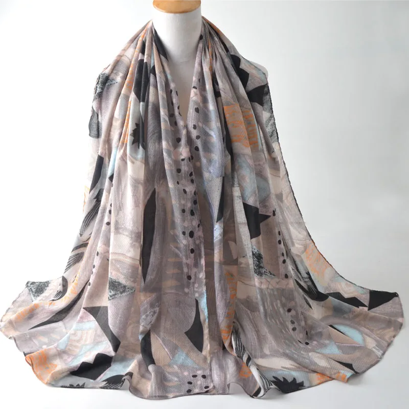 Шарфы 2017 шарф из хлопка и вискозы мусульманский хиджаб шали шарфы накидка на