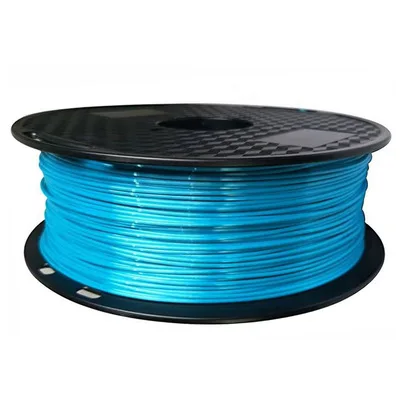 bright blue 3D принтер расходные материалы PLA как шелк 1,75 мм 0,1 кг/1 кг шелк-как текстура материал Материал провода материал фиолетовый - Цвет: bright blue