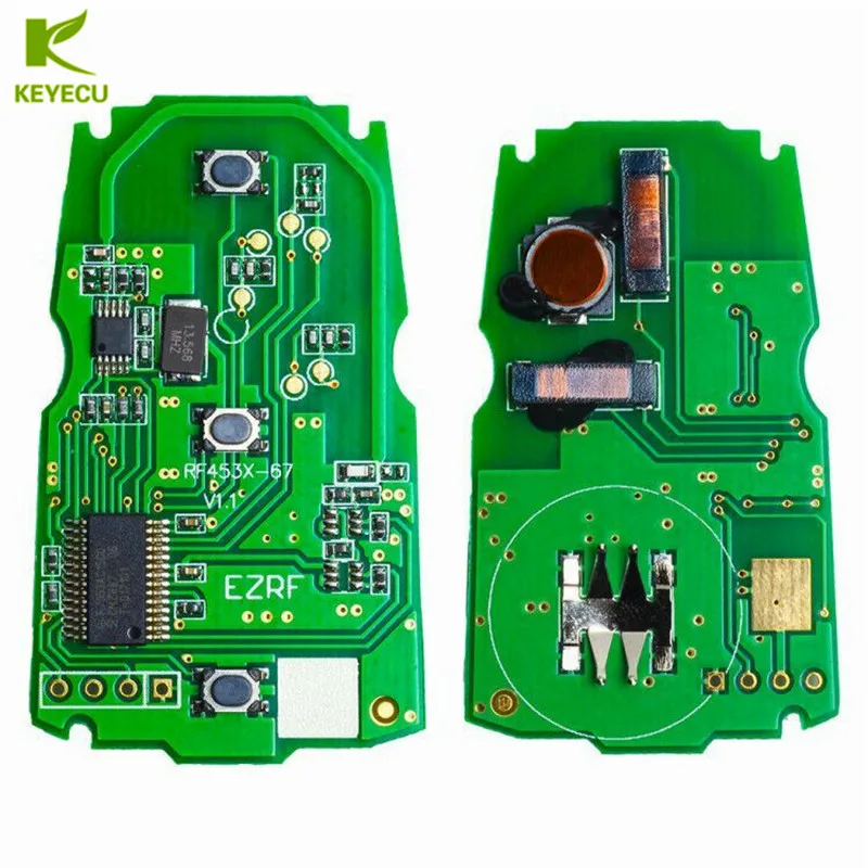 KEYECU 2 шт Интеллектуальный Smart Key 3 кнопки 315 МГц (без ключа-запись) для BMW 3/5 CAS3 серии X5